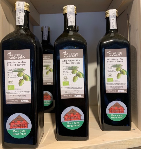 Extra-Natives Rohkost-Olivenöl 1000 ml